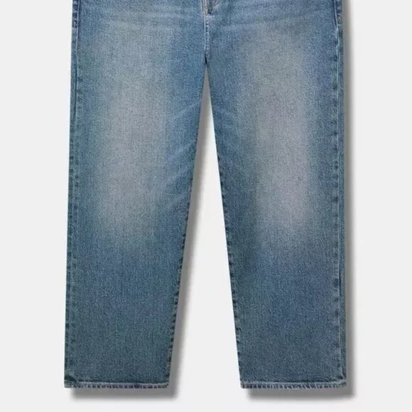 NWT TORRID plus high rise straight ankle crop jeans in Americano (sz20) - Picture 6 of 11